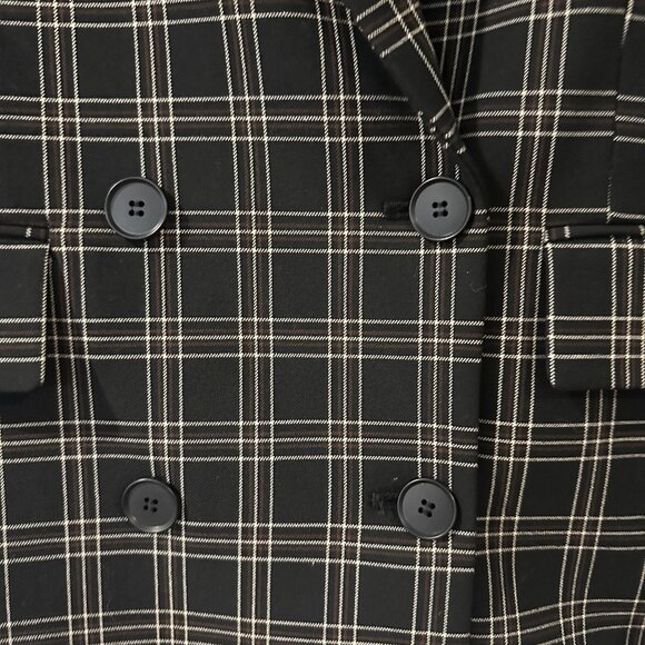 Ariana Blazer – NWT – Size 2 – Black & White Check - Picture 3 of 10